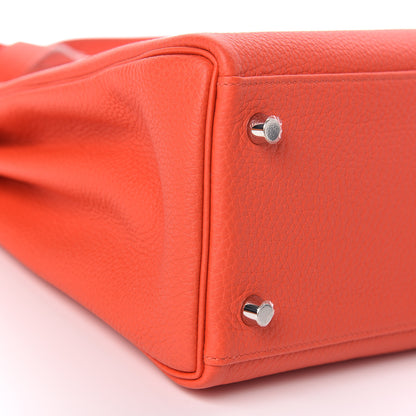 Hermes Togo Kelly Retourne 32 Capucine 8 of 11