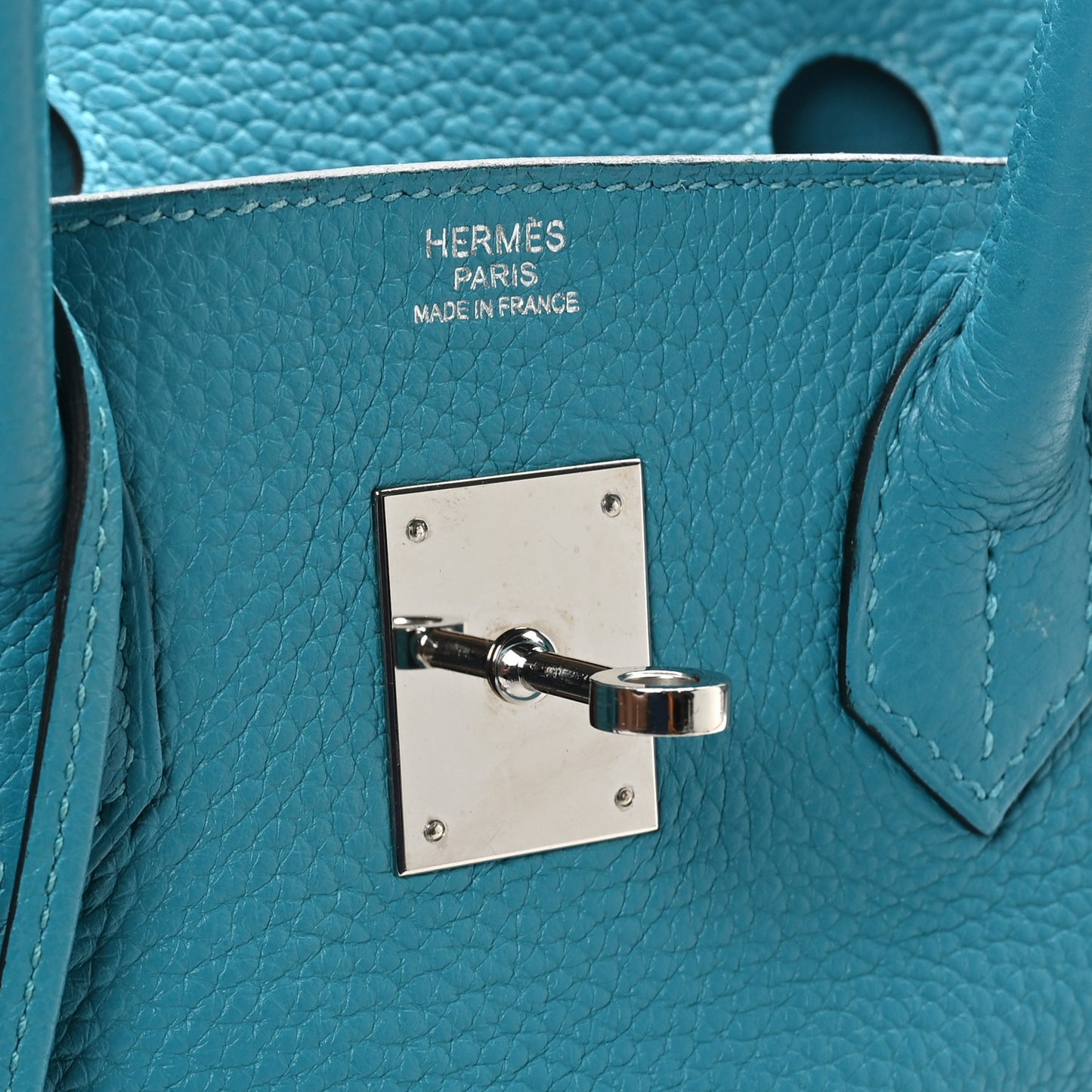 Togo Birkin 30 Blue Paon