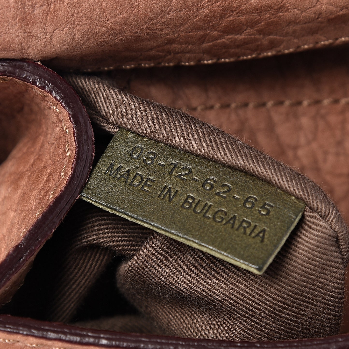 Nubuck Calfskin Mini Marcie Round Crossbody Bag Nut