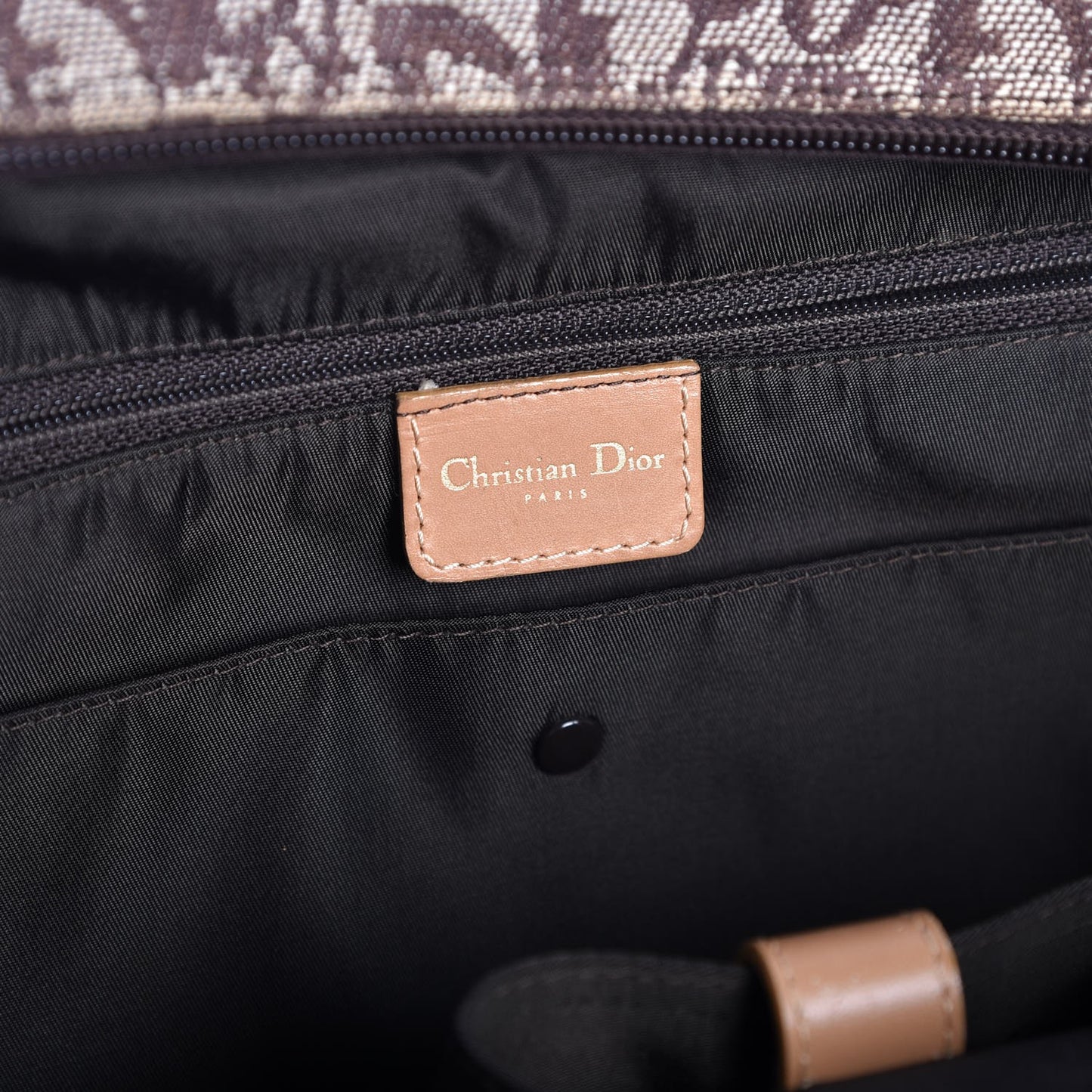 Monogram Saddle Bowler Brown