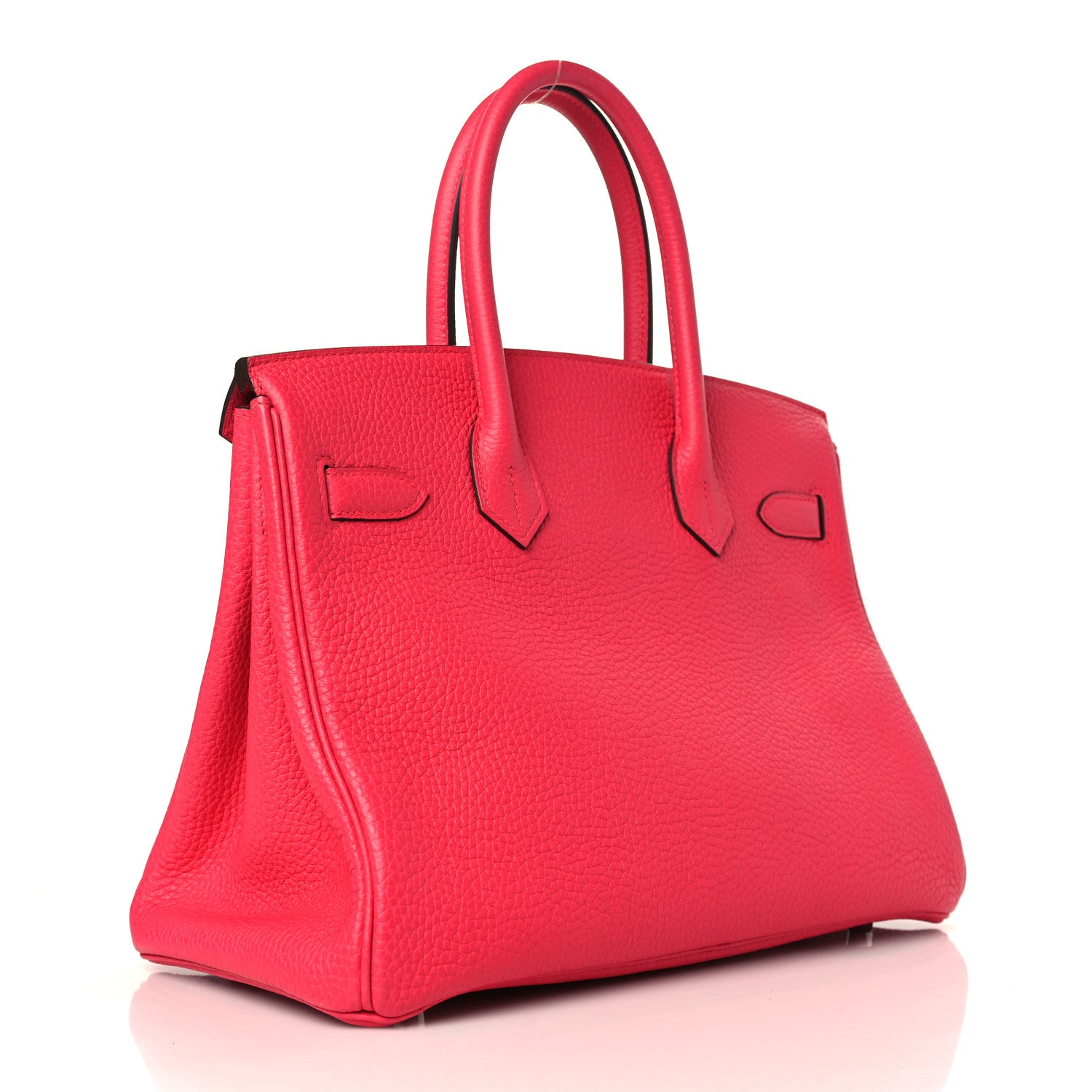 Hermes Taurillon Clemence Birkin 30 Rose Extreme 3 of 11
