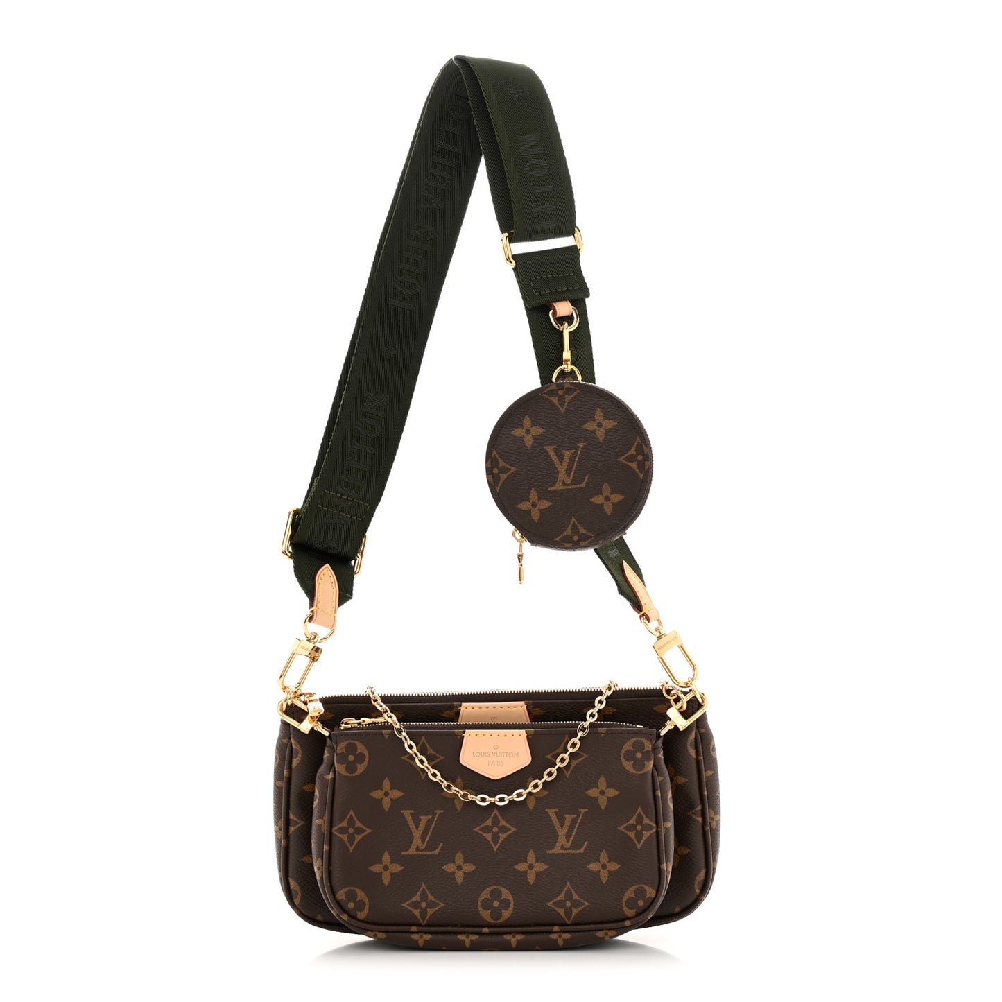 Monogram Multi Pochette Accessories Kaki