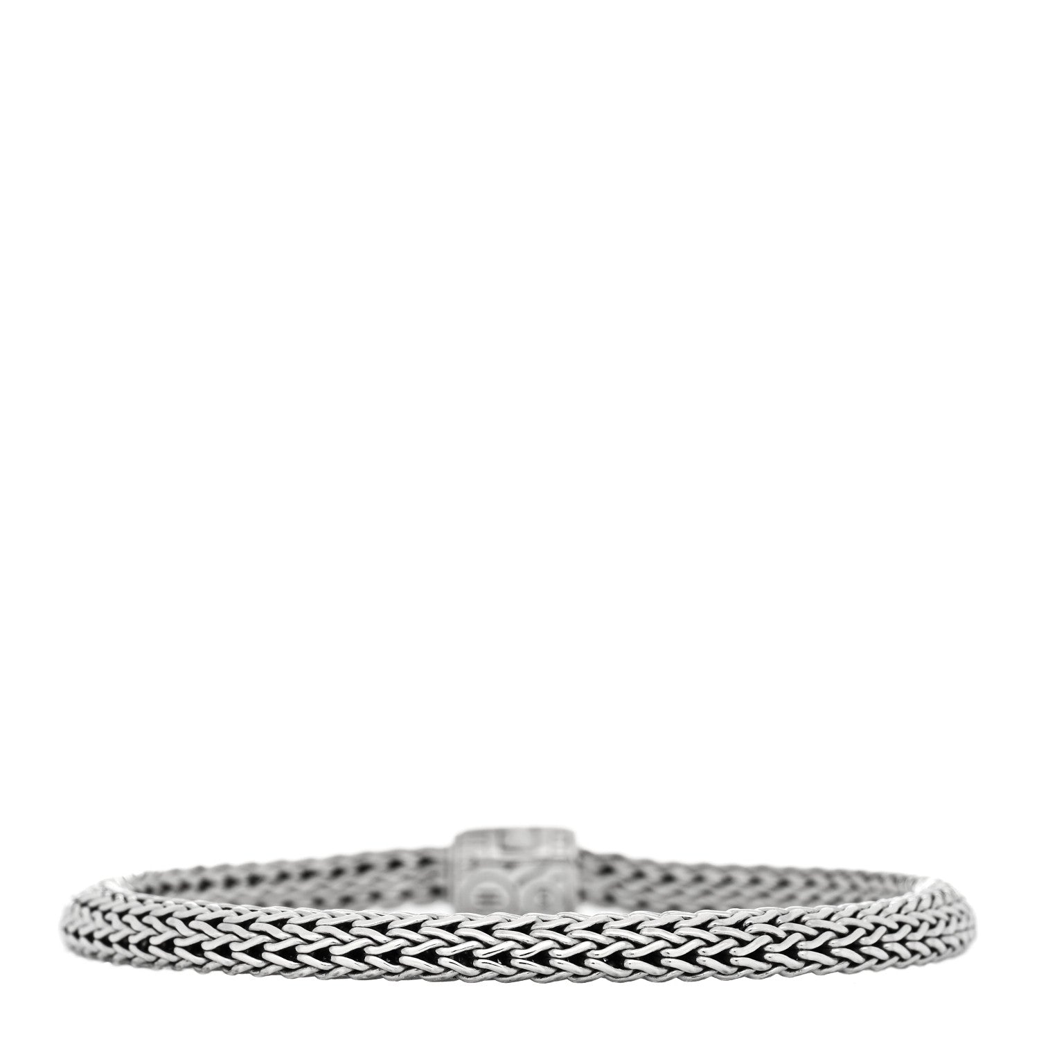 John Hardy Sterling Silver Diamond 5mm Classic Chain Bracelet 2 of 3