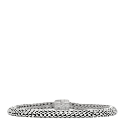 John Hardy Sterling Silver Diamond 5mm Classic Chain Bracelet 2 of 3