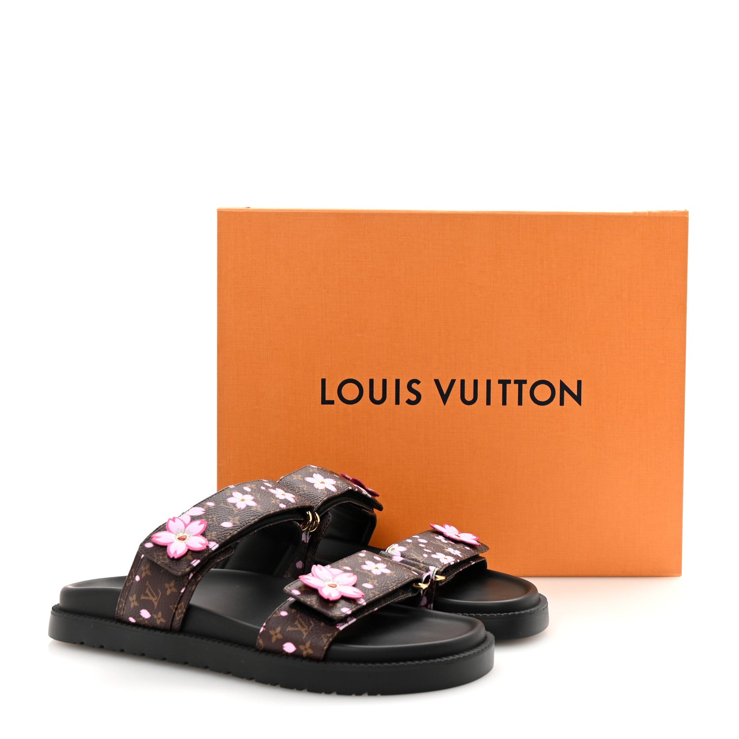 Louis Vuitton LV X TM Monogram LV Sunset Flat Comfort Mule 40 Sakura Brown 10 of 10