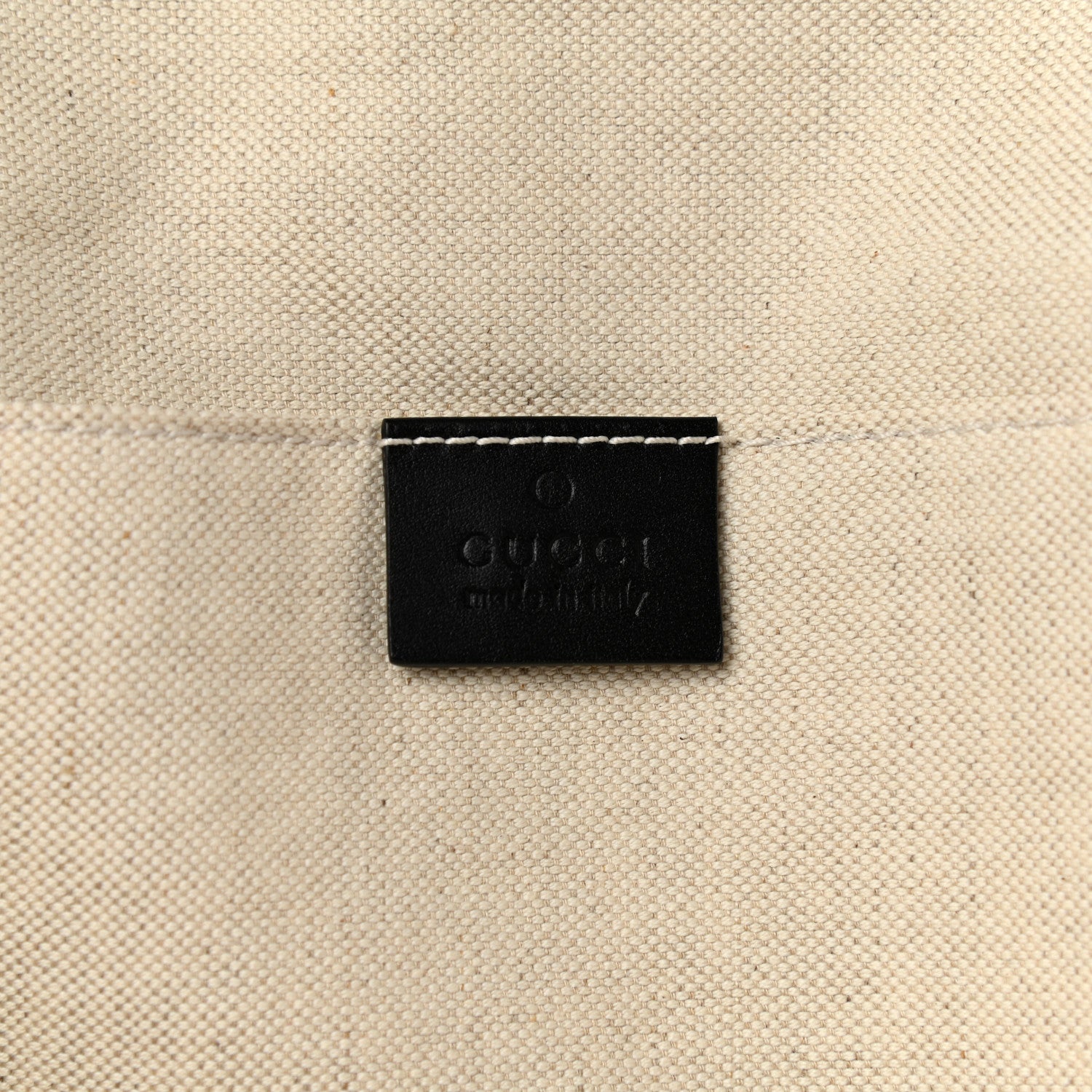 Gucci Canvas Flora Knight Travel Laptop Document Case Black 6 of 7