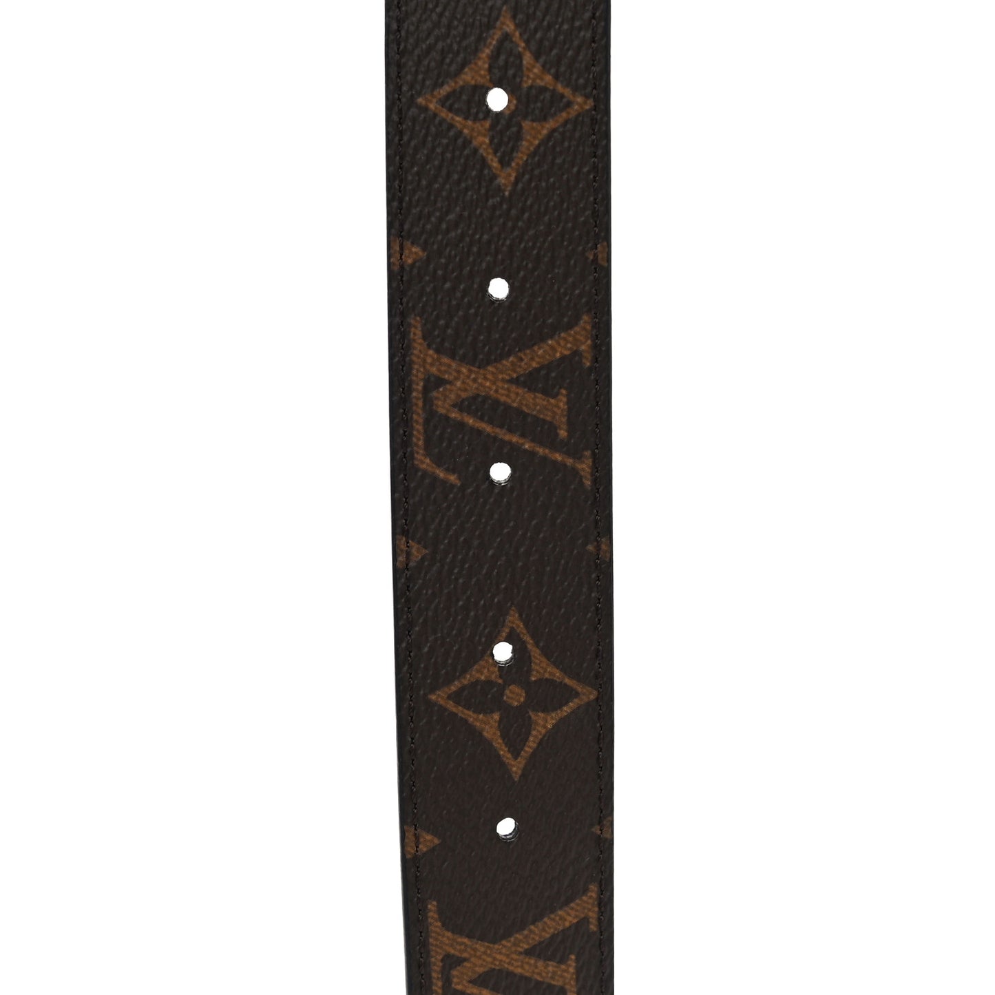 Calfskin Monogram 30mm LV Initiales Reversible Belt 80 32 Black