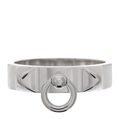 Hermes Sterling Silver PM Collier De Chien Ring 55 7.25 1 of 4