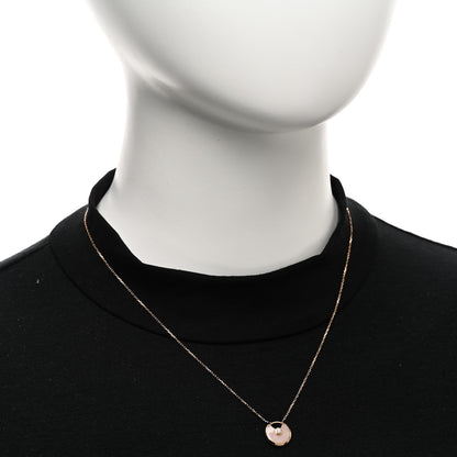 Cartier 18K Pink Gold Diamond Pink Opal XS Amulette de Cartier Pendant Necklace 2 of 4