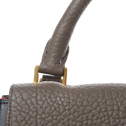 Celine Bullhide Calfskin Nubuck Small Tri-Color Trapeze 12 of 15