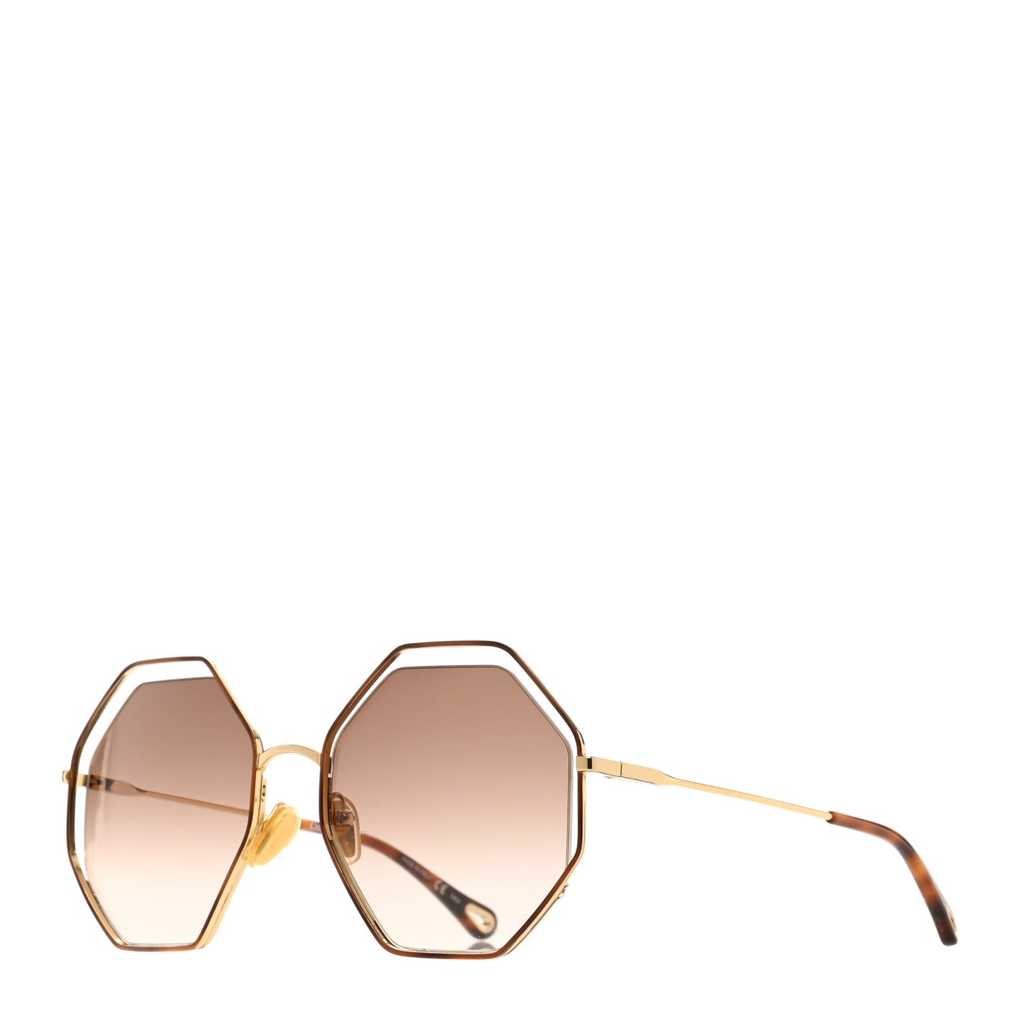 Poppy Octagonal Sunglasses CH0046S Havana Brown
