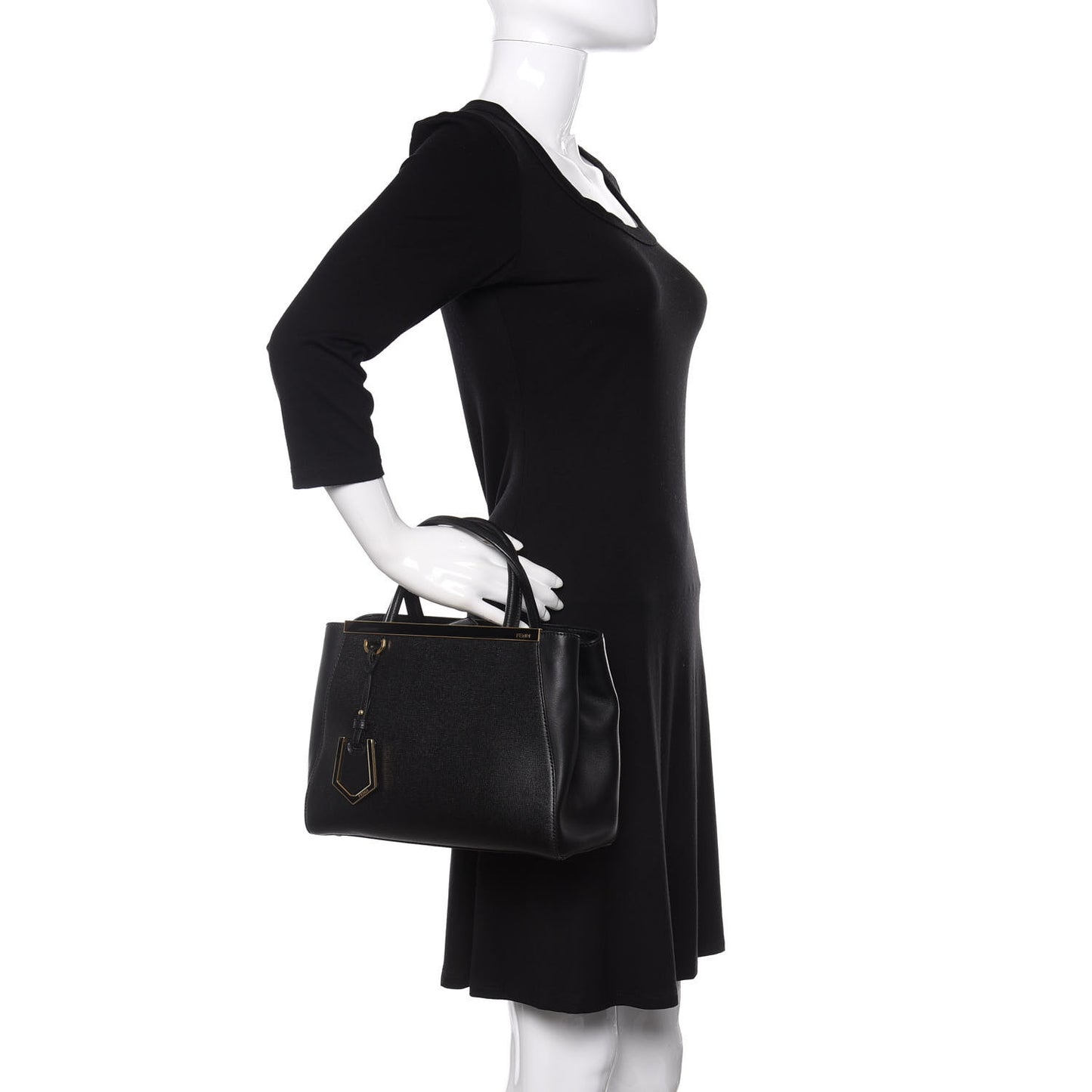 Vitello Elite Petite 2Jours Tote Black