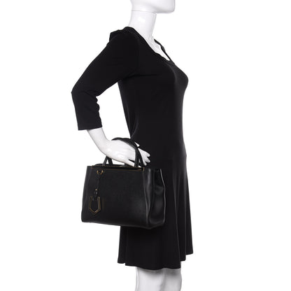 Fendi Vitello Elite Petite 2Jours Tote Black 3 of 10
