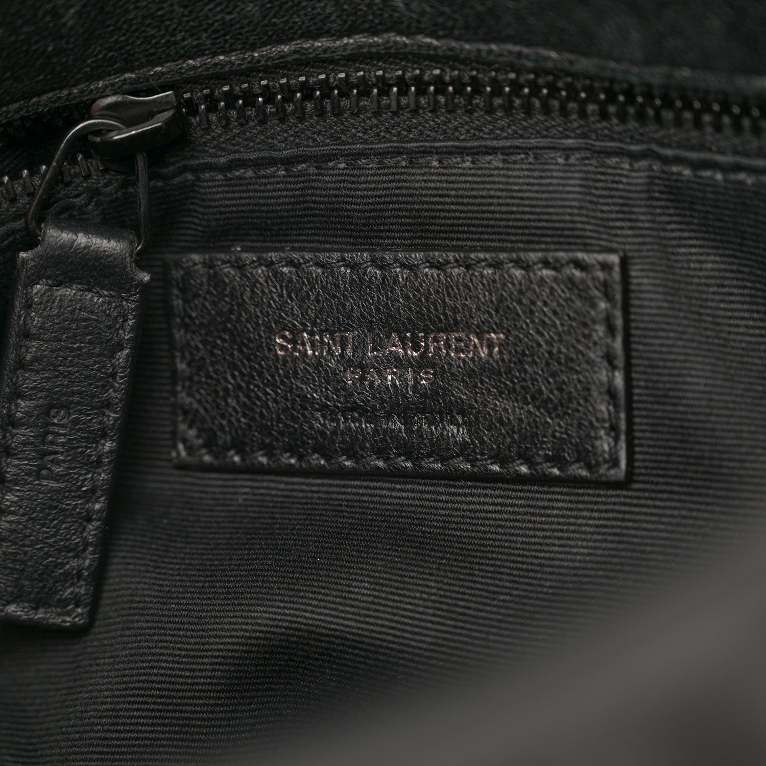 Saint Laurent Lambskin Quilted Monogram Monochrome Small Loulou Puffer Chain Satchel Black 6 of 11