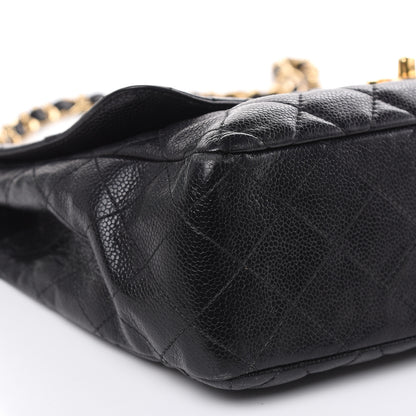Chanel Caviar Quilted Jumbo Single Flap Black 7 of 18