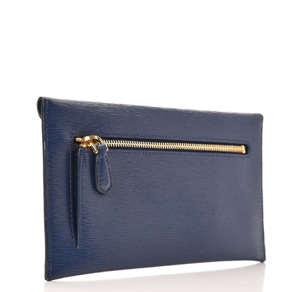 Prada Vitello Move Envelope Wallet Bleuette 3 of 8