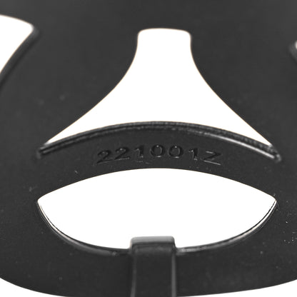Hermes Rubber Womens Egerie Sandals 37 Black 8 of 9