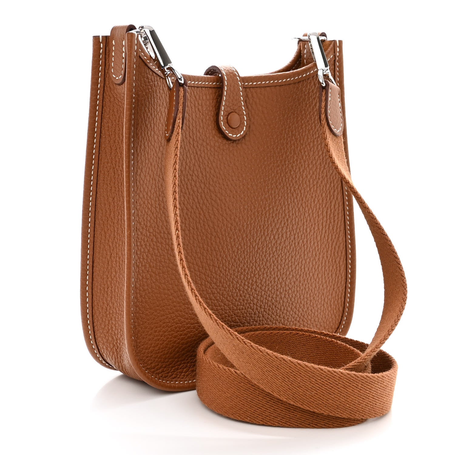 Hermes Taurillon Clemence Evelyne TPM Gold 3 of 11