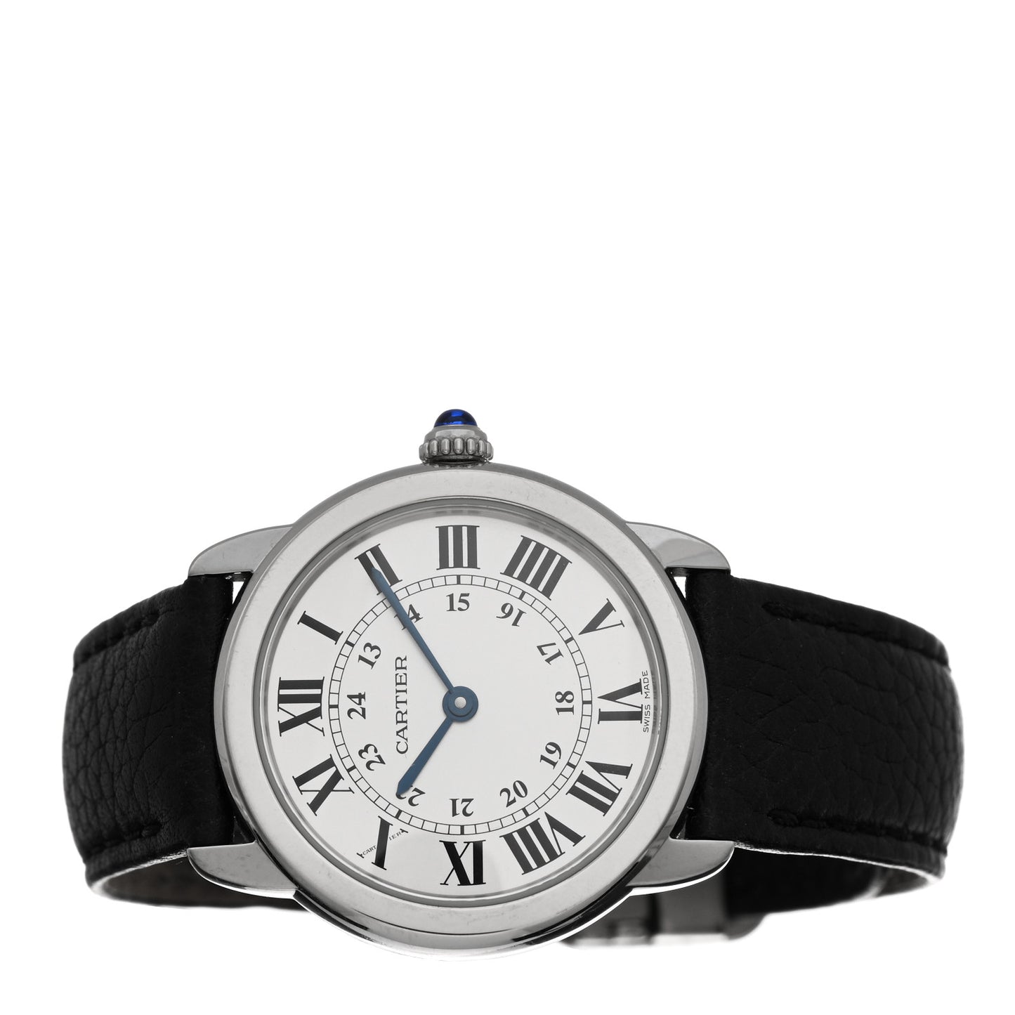 Stainless Steel Calfskin 29mm Ronde Solo Quartz Watch