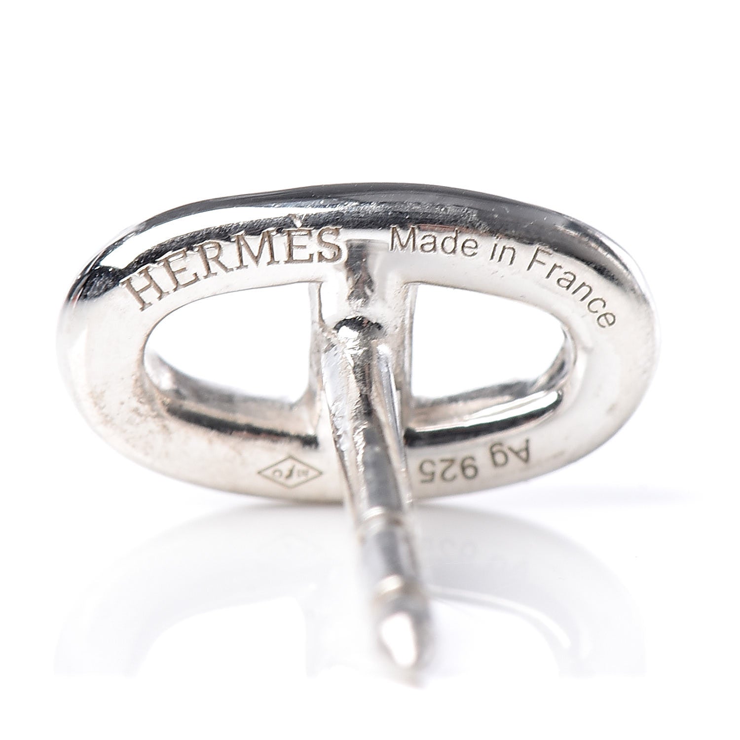Hermes Sterling Silver TPM Farandole Earrings 4 of 6