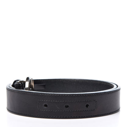 Gucci Calfskin Interlocking G Belt 80 32 Black 3 of 5