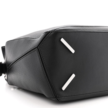 Loewe Calfskin Medium Puzzle Bag Black 9 of 12