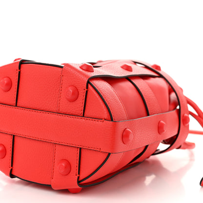 Salvatore Ferragamo Calfskin Cage Bag Candy Apple Red 9 of 9