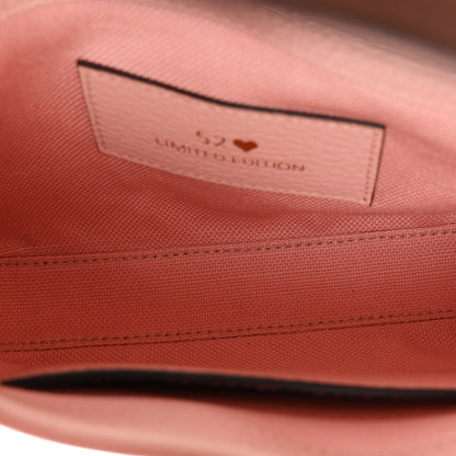 Gucci New Denim GG Monogram Calfskin Love Parade Mini Jackie 1961 Hobo Light Pink 5 of 10