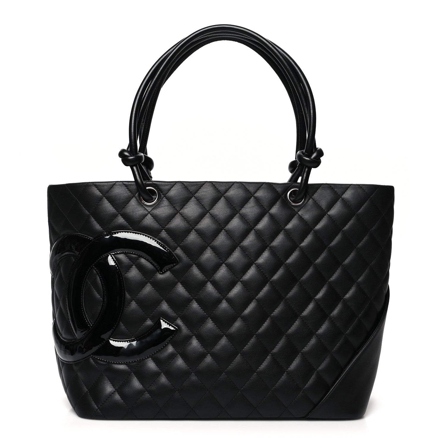 Chanel Calfskin Quilted Large Cambon Tote Black 1 of 11