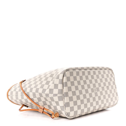 Louis Vuitton Damier Azur Neo Neverfull MM Rose Ballerine 5 of 13