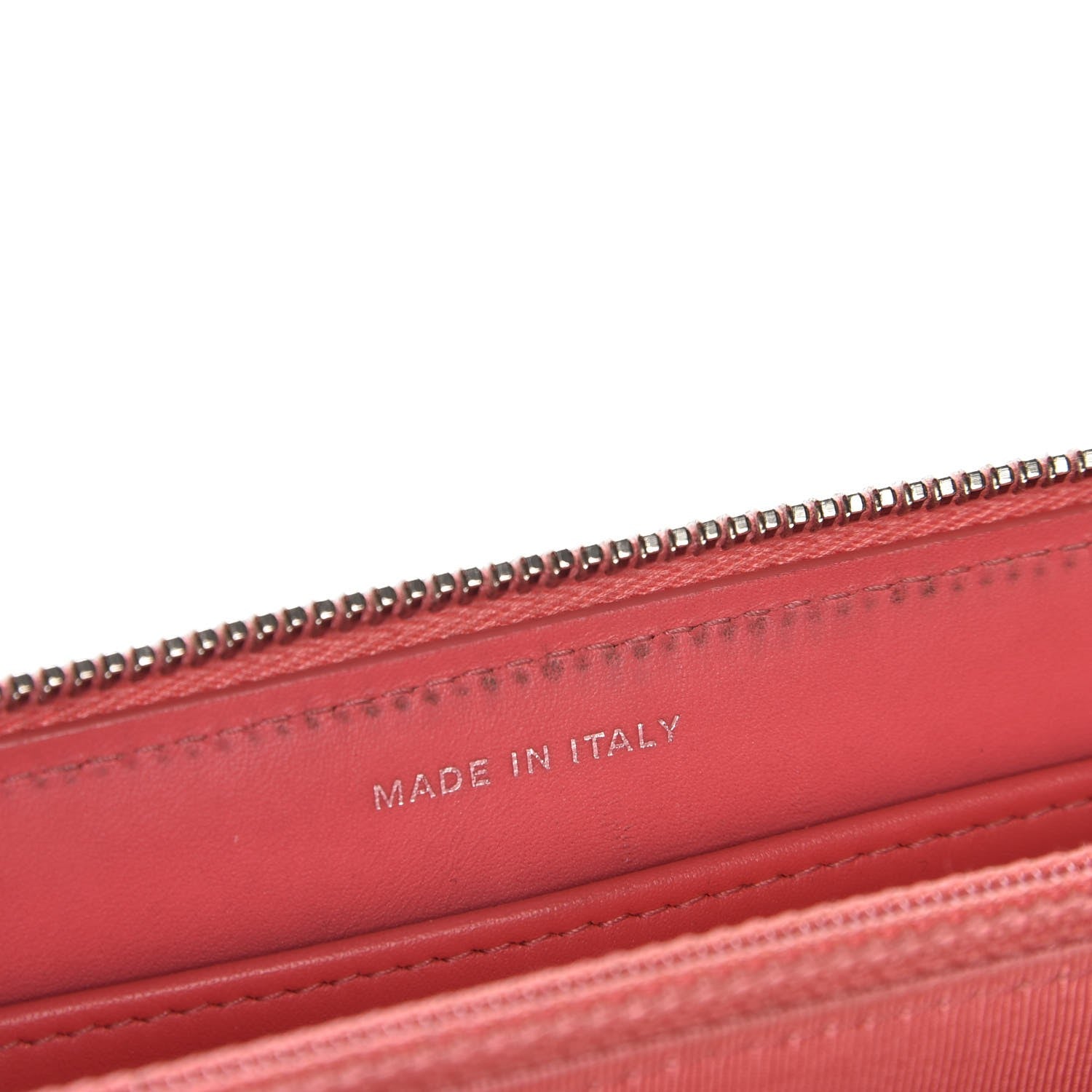Chanel Patent Calfskin Quilted Large Gusset Zip Around Wallet Pink 9 of 11