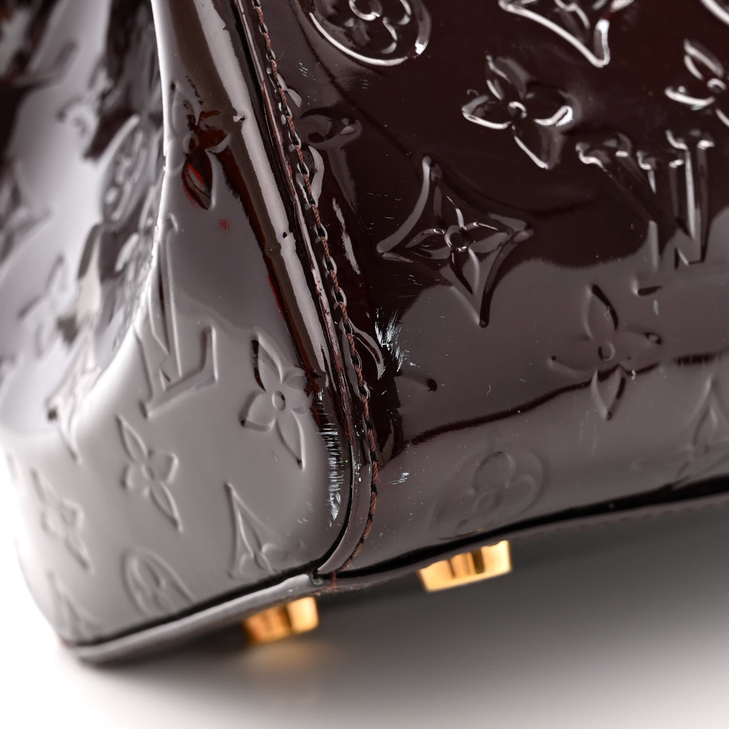 Louis Vuitton Vernis Brea GM Amarante 14 of 14