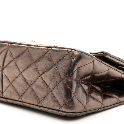 Chanel Metallic Aged Calfskin Quilted 2.55 Reissue 226 Flap Bronze 10 of 11