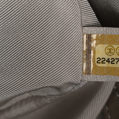 Chanel Iridescent Calfskin Chevron Quilted Small Urban Spirit Backpack Silver 7 of 10