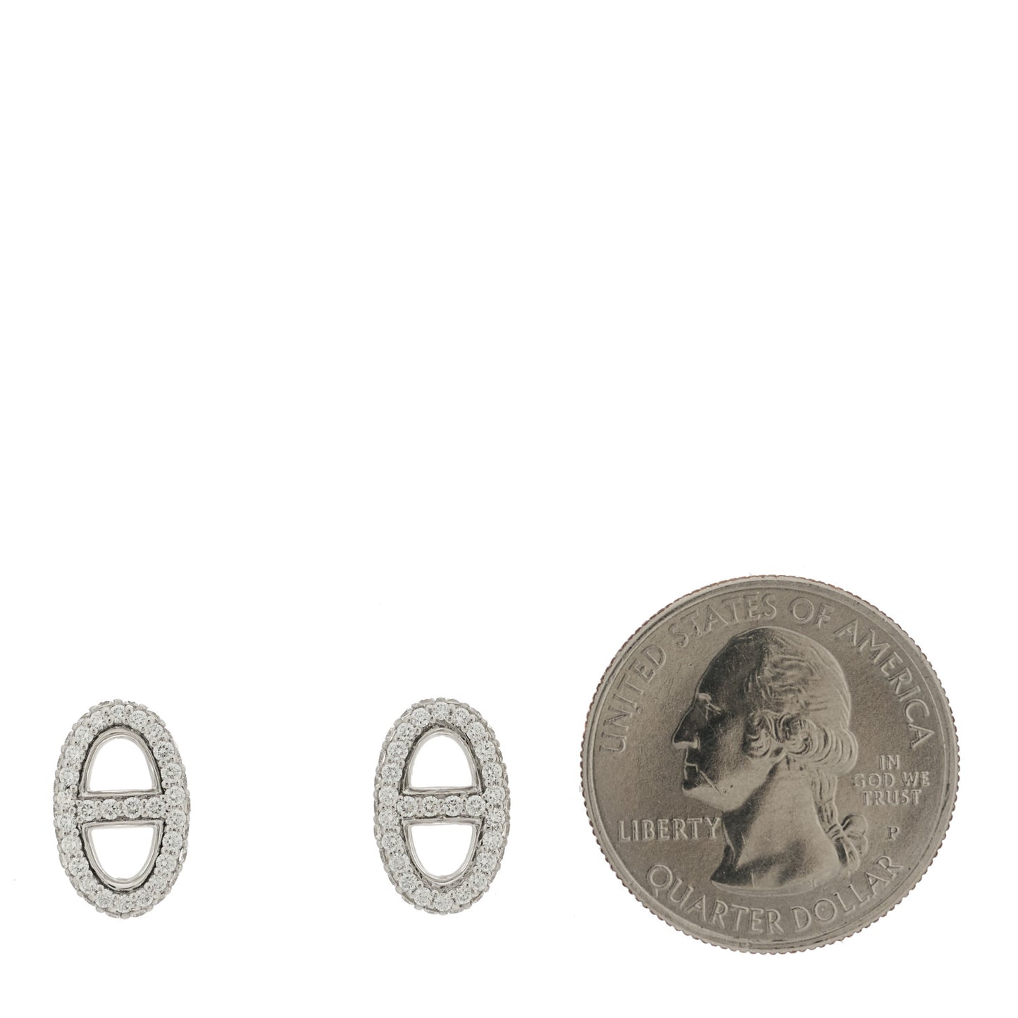 18K White Gold Diamond New Farandole Earrings