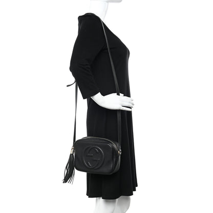Gucci Pebbled Calfskin Small Soho Disco Bag Black 2 of 18