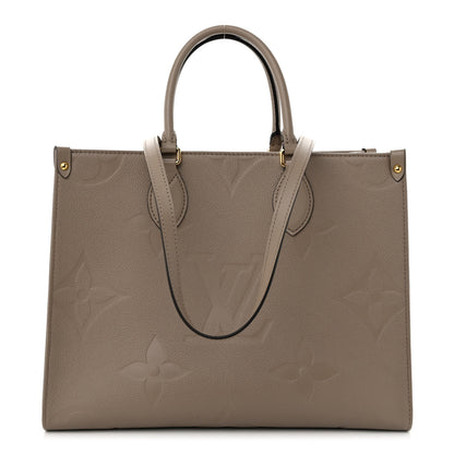 Louis Vuitton Empreinte Monogram Giant Onthego MM Tourterelle 1 of 9
