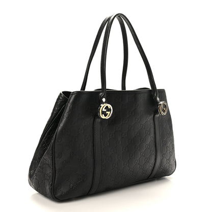 Gucci Guccissima Medium GG Twins Tote Black 4 of 10