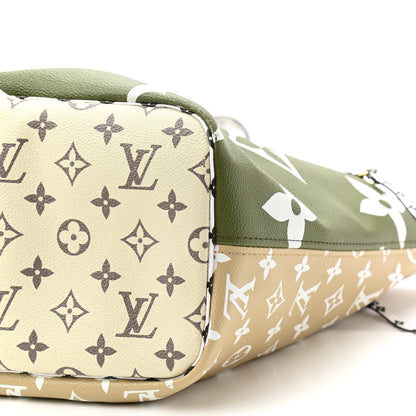 Louis Vuitton Monogram Giant Neverfull MM Kaki 9 of 11