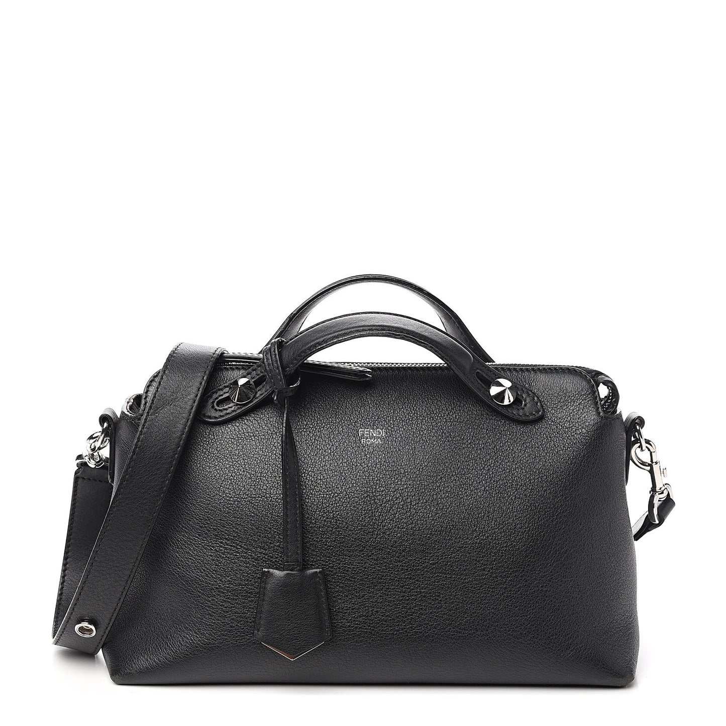 Vitello Dolce Medium By The Way Boston Bag Black