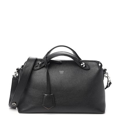 Fendi Vitello Dolce Medium By The Way Boston Bag Black 1 of 9