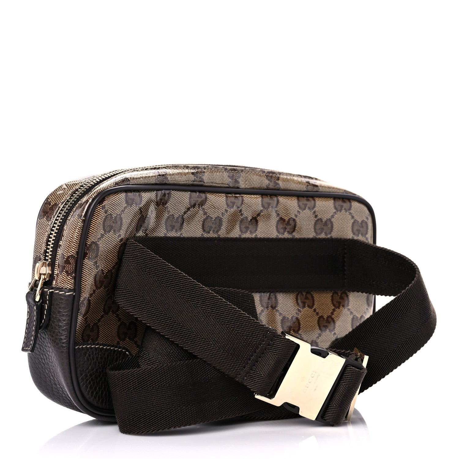 Gucci Crystal Monogram Belt Bag Brown 2 of 10