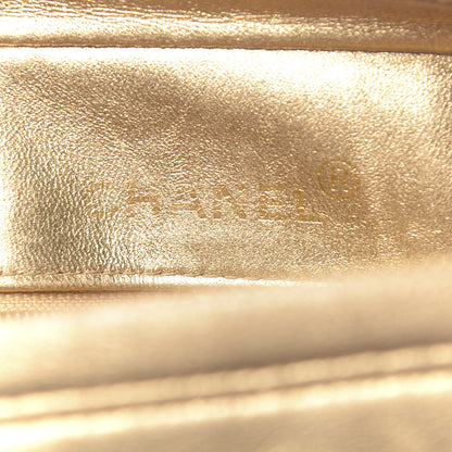 Chanel Metallic Lambskin Quilted Camera Case Gold 6 of 25