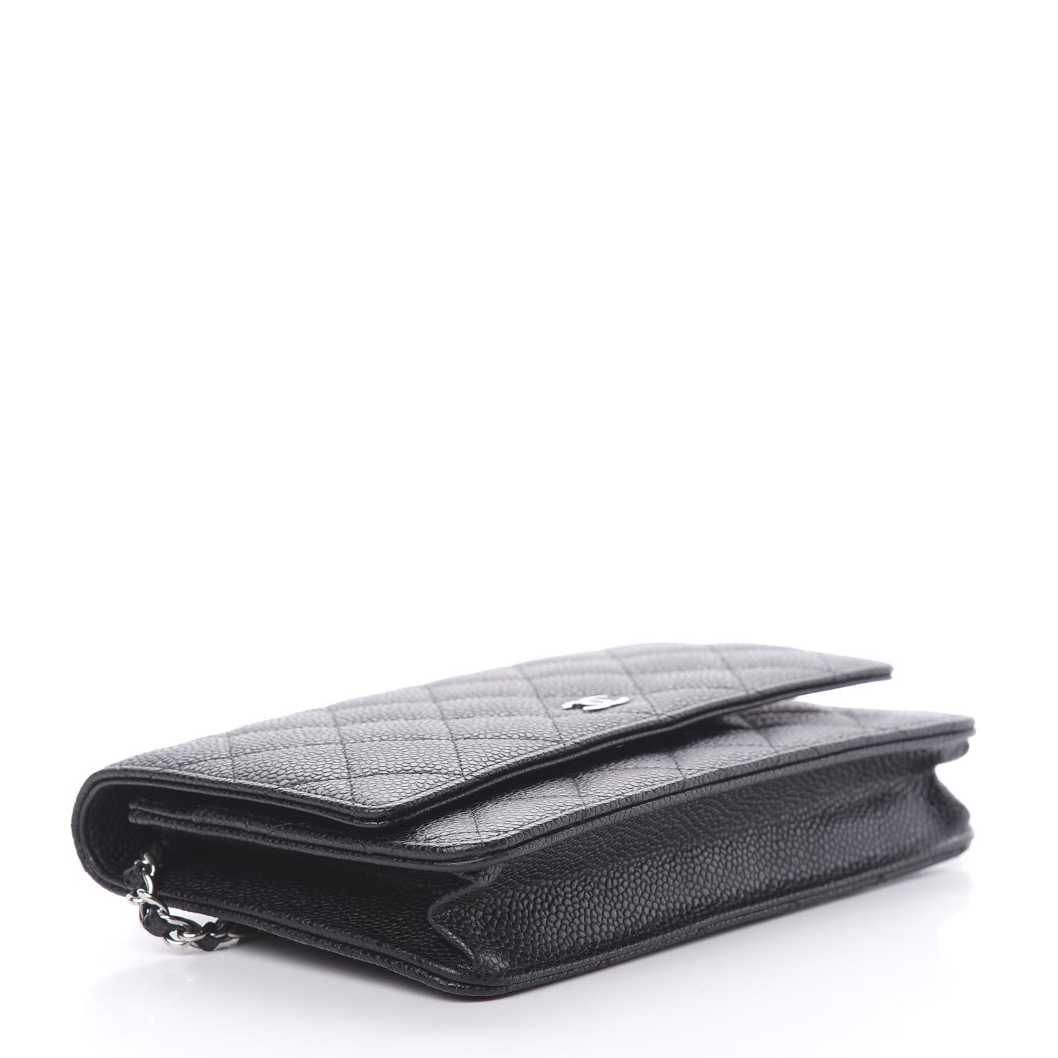 Chanel Caviar Quilted Wallet On Chain WOC Black 4 of 11