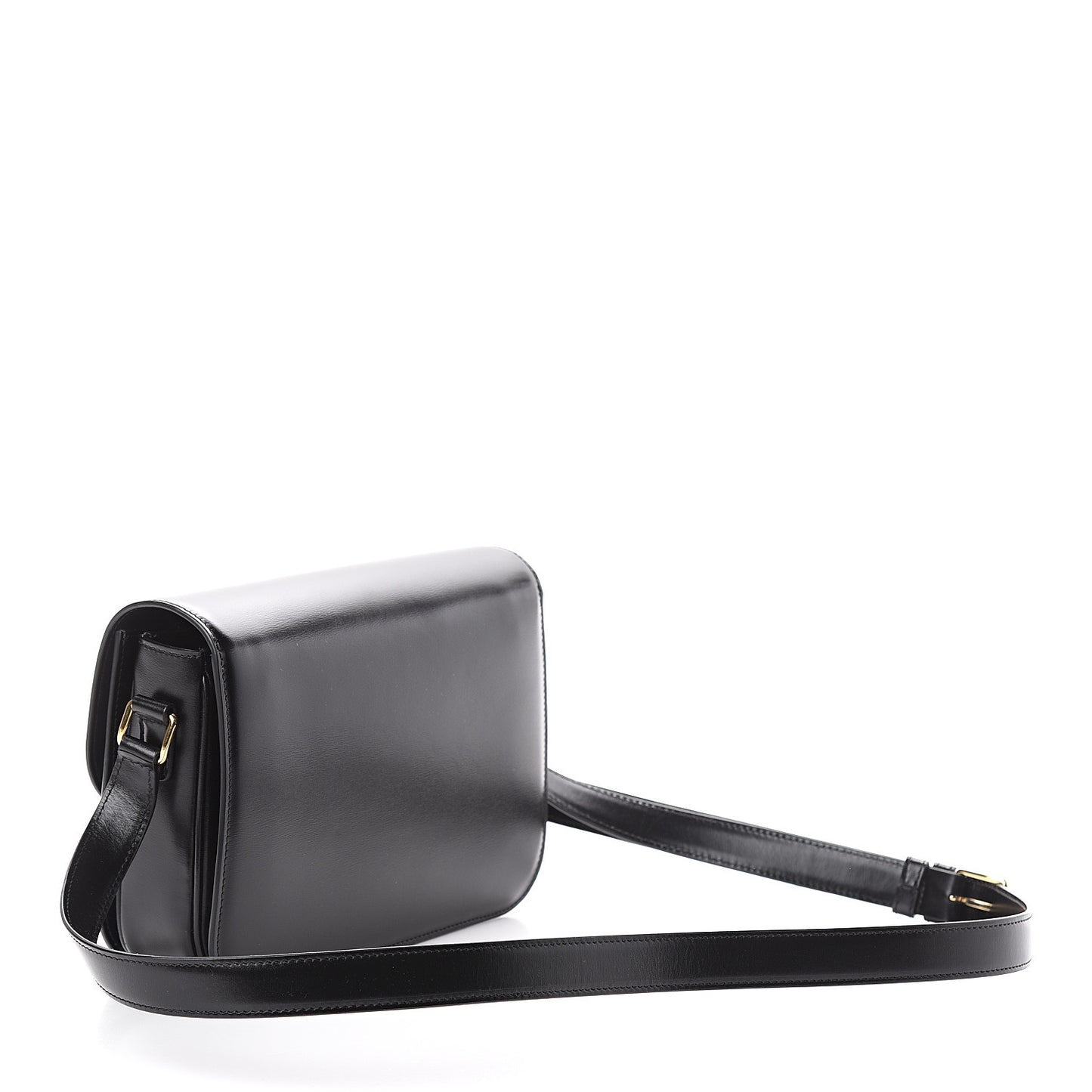 Shiny Calfskin Medium Triomphe Black