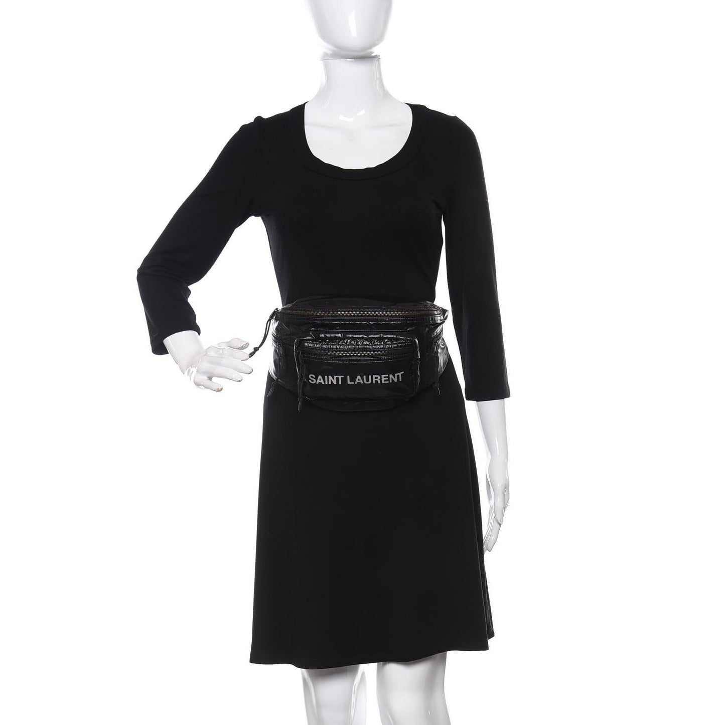 Nylon Logo Nuxx Body Belt Bag Black