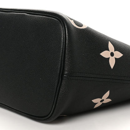 Louis Vuitton Empreinte Monogram Giant Neverfull MM Black Beige 10 of 10