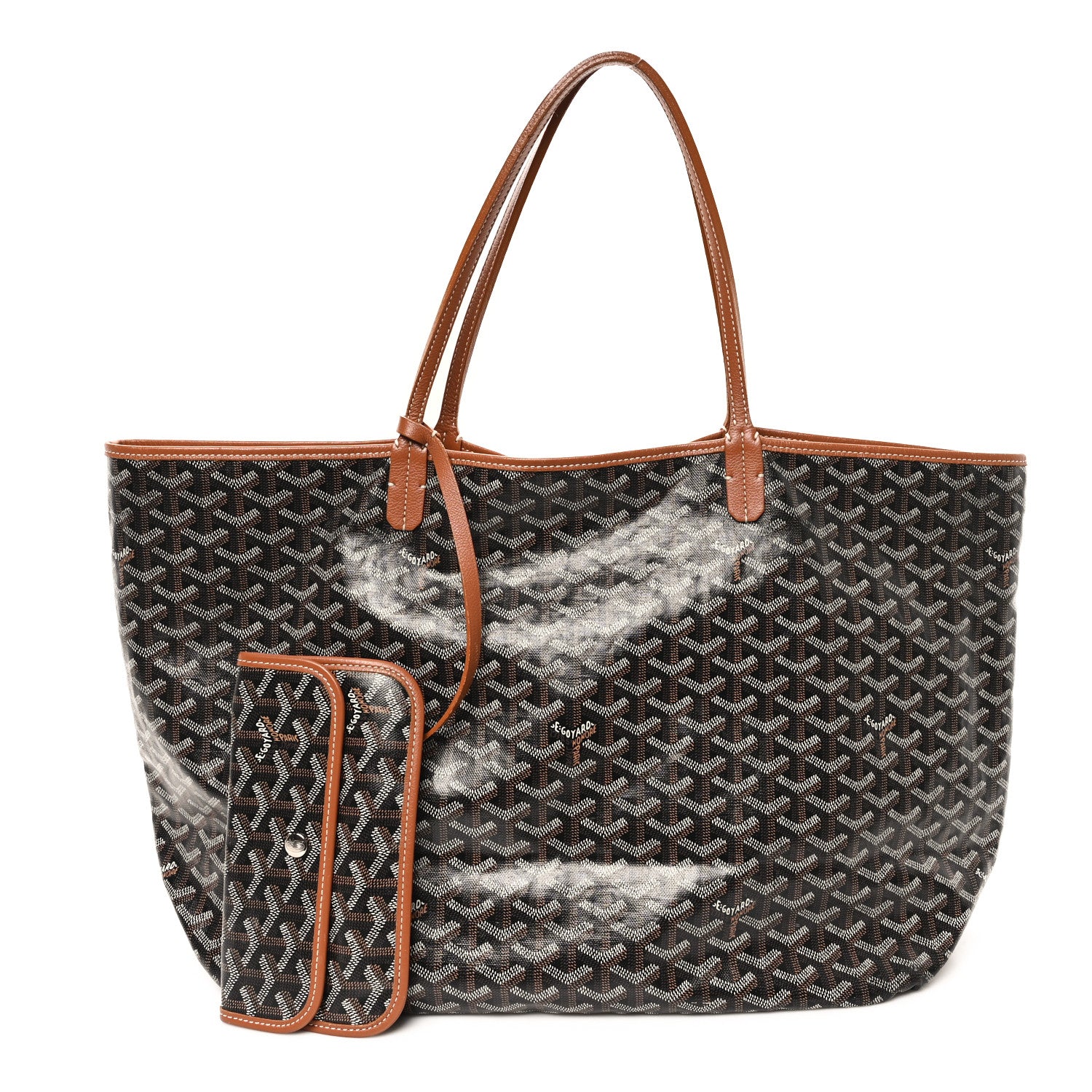 Goyard Goyardine Saint Louis GM Black Gold 3 of 12