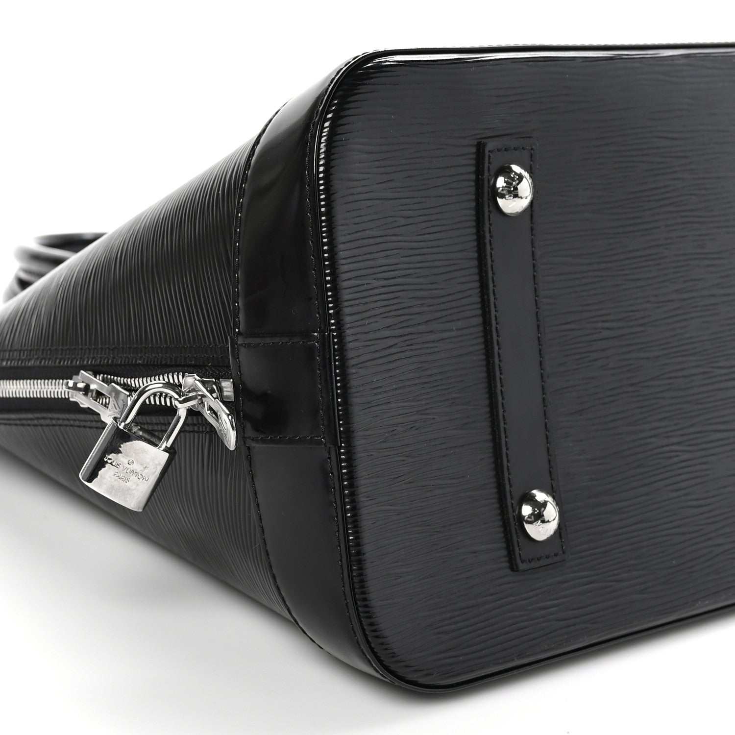 Louis Vuitton Epi Alma MM Black 8 of 9