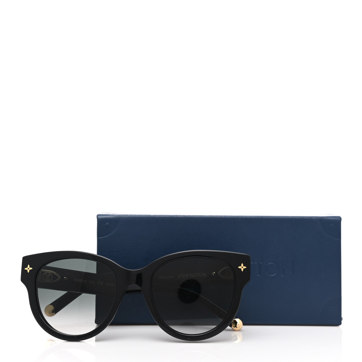 Louis Vuitton Acetate My Monogram Square Sunglasses Z1526W Black 7 of 7
